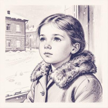 Белая шубка